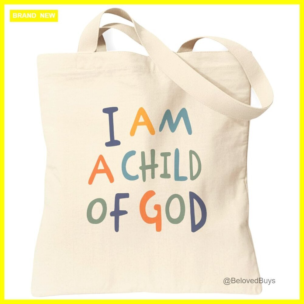 Canvas Tote Bag with Inner Zip Pocket, 13.8 Inch Shoulder Bag for Everyday